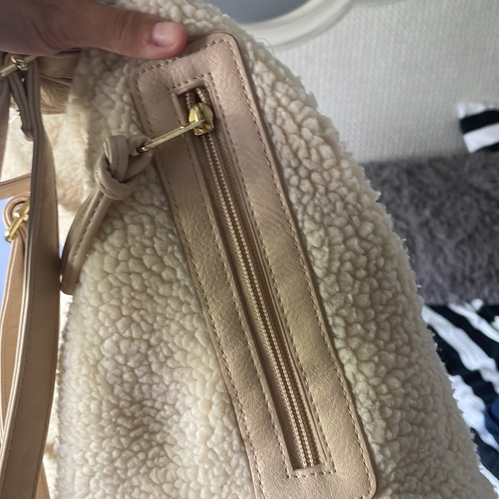 Faux Shearling Mini Backpack - Picture 5 of 5